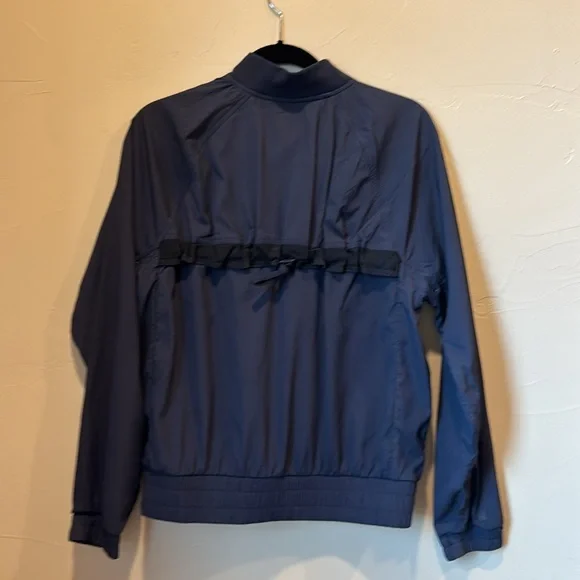 ATHLETA Women’s Bomber Jacket Navy Blue Size M - Picture 2 of 7